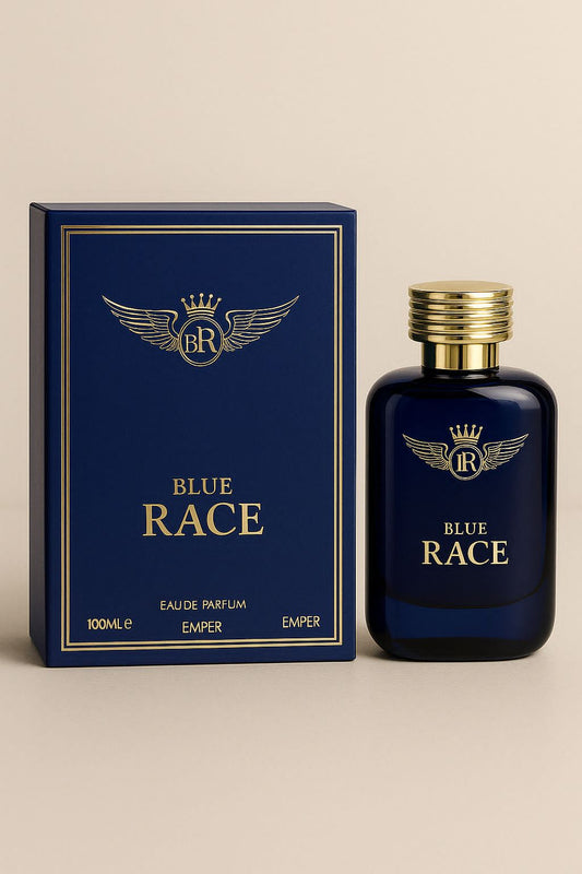 Blue Race Eau de Parfum de Emper – 100 ml inspirado en las fragancias Versace Man Eau Fraiche y Antonio Banderas Blue Seduction