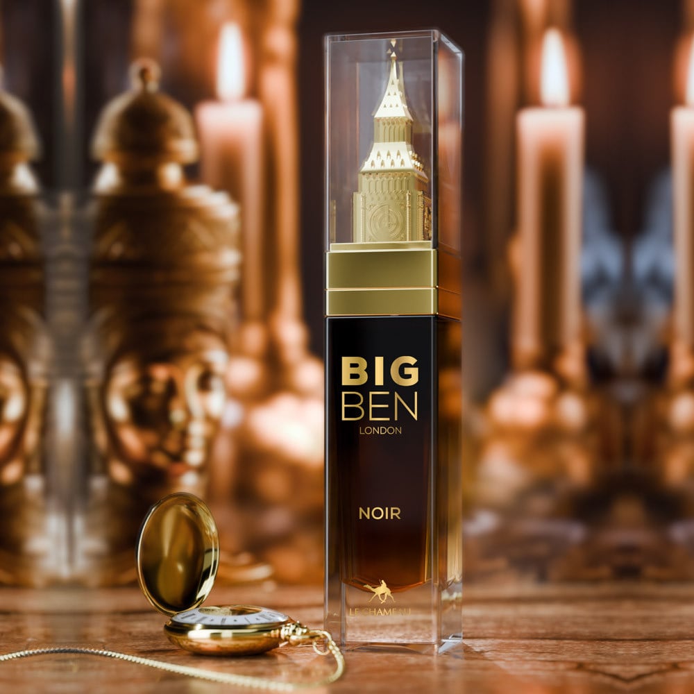 Big Ben London Noir de Le Chameau– Eau de Parfum Unisex 85 ml inspirado en Tom Ford Noir

Seducción, misterio y elegancia… en cada nota.